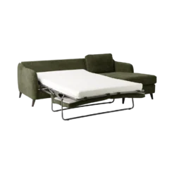 Canapé d'angle convertible tissu Prince