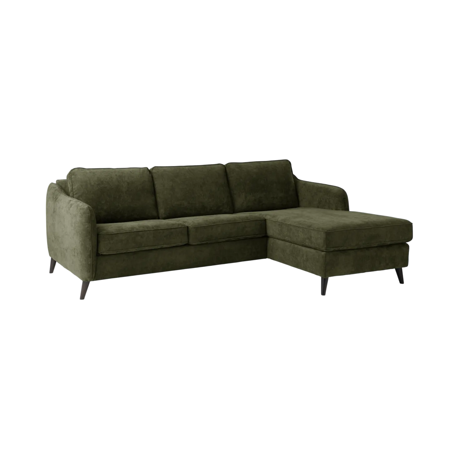 Canapé d'angle convertible tissu Prince