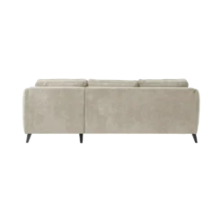 Canapé d'angle convertible tissu Prince