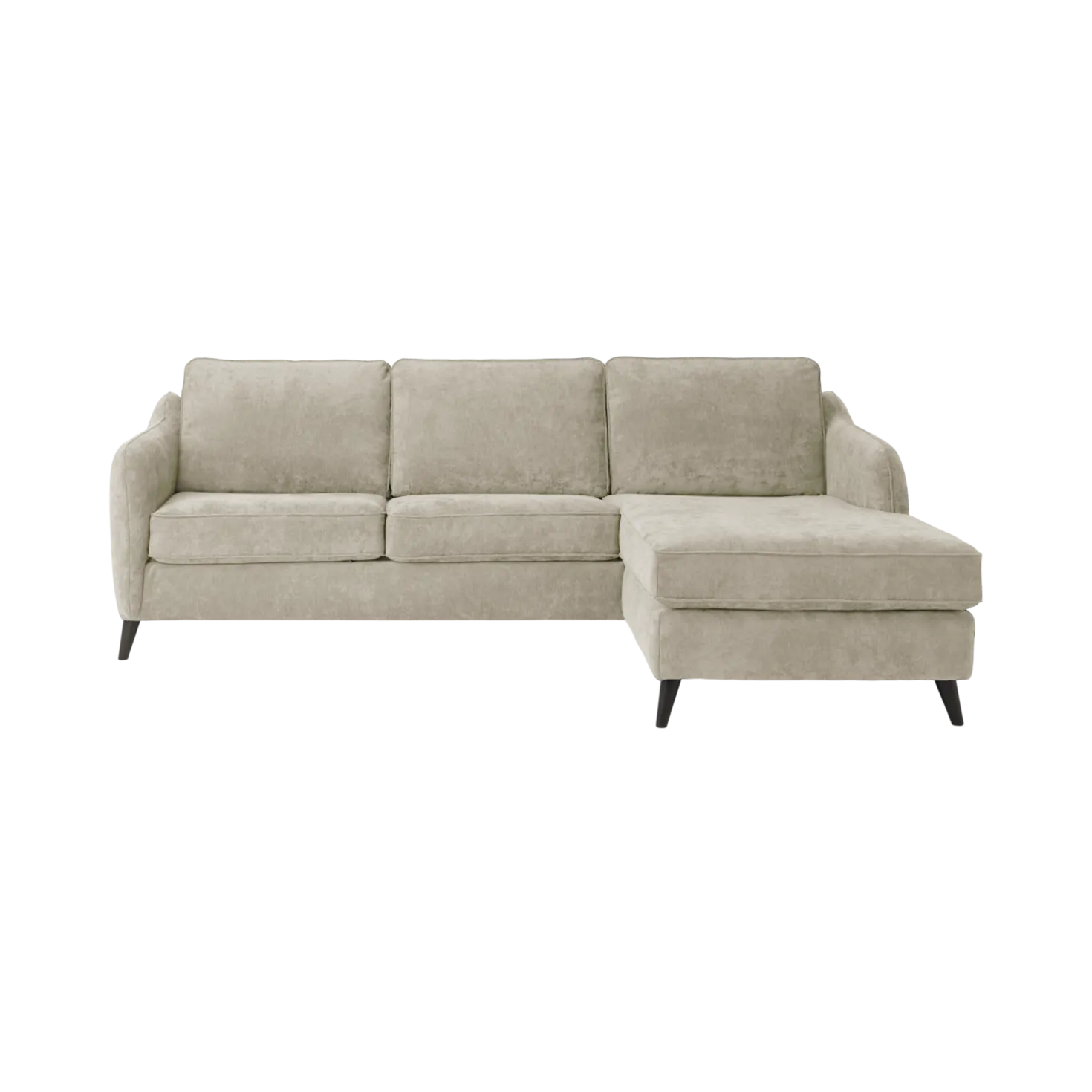 Canapé d'angle convertible tissu Prince