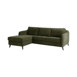 Canapé d'angle convertible tissu Prince