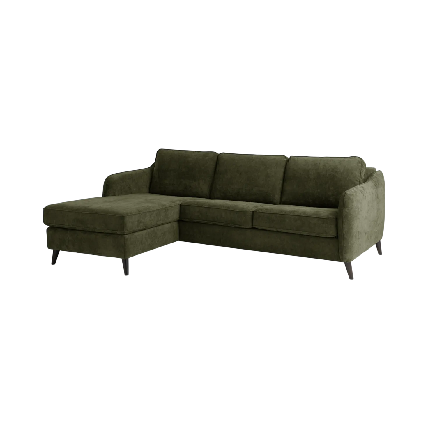 Canapé d'angle convertible tissu Prince
