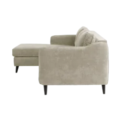 Canapé d'angle convertible tissu Prince