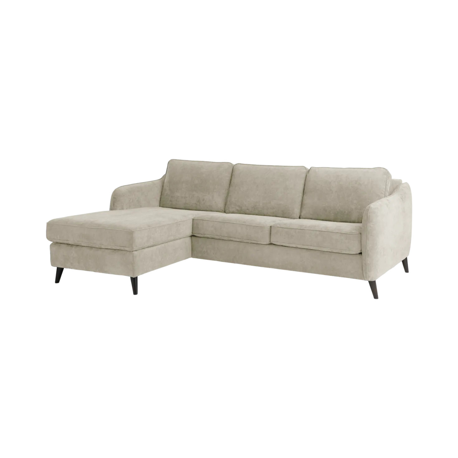 Canapé d'angle convertible tissu Prince