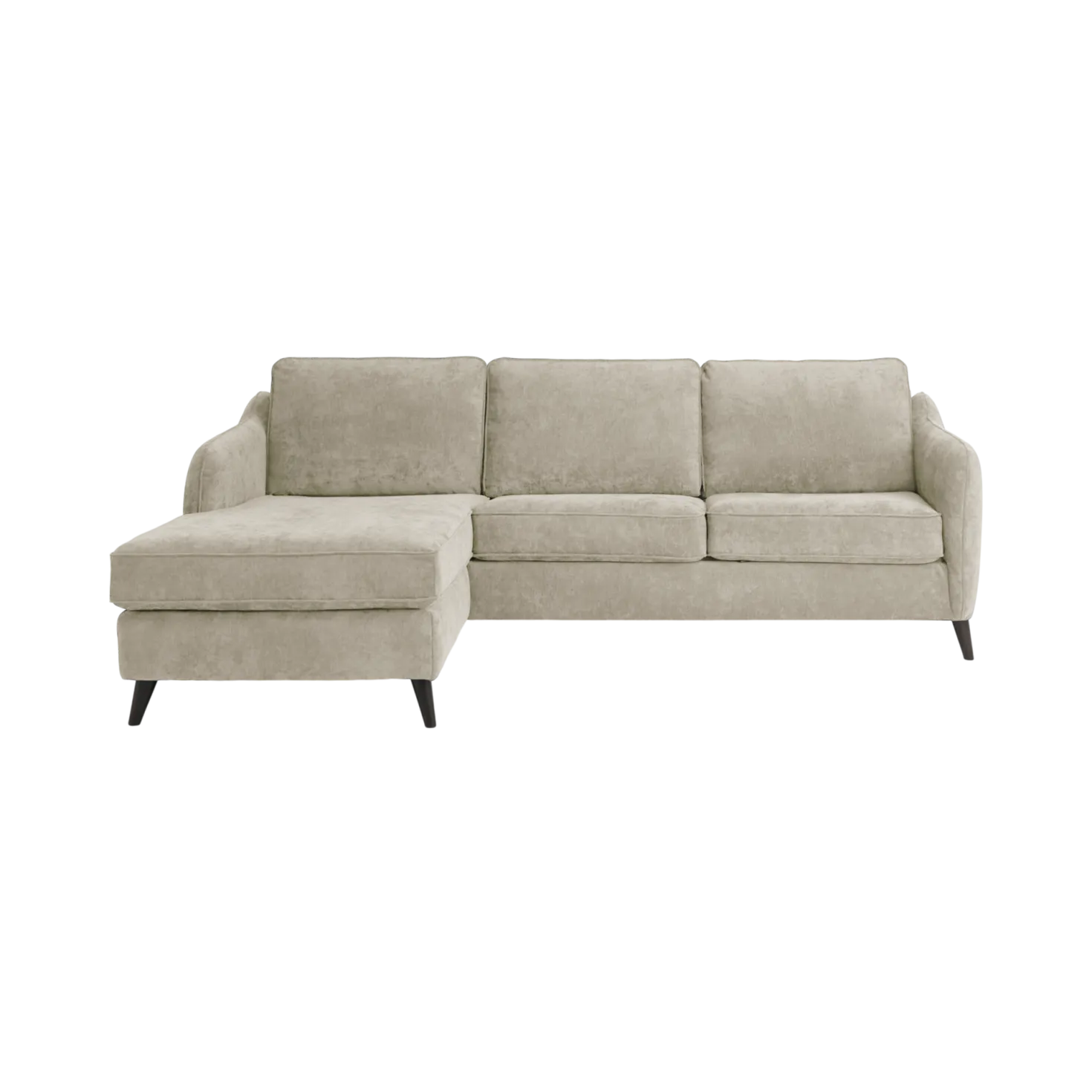 Canapé d'angle convertible tissu Prince