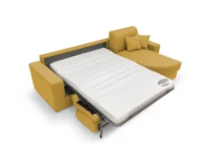 Canapé d'angle convertible tissu déhoussable Aubin