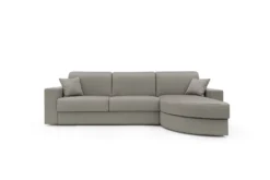 Canapé d'angle convertible tissu déhoussable Aubin