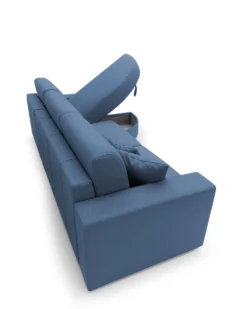 Canapé d'angle convertible tissu déhoussable Aubin