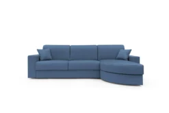 Canapé d'angle convertible tissu déhoussable Aubin