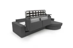 Canapé d'angle convertible tissu déhoussable Aubin