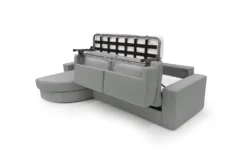 Canapé d'angle convertible tissu déhoussable Aubin