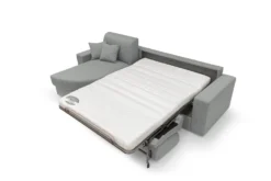 Canapé d'angle convertible tissu déhoussable Aubin