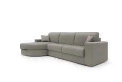 Canapé d'angle convertible tissu déhoussable Aubin
