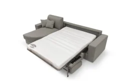 Canapé d'angle convertible tissu déhoussable Aubin
