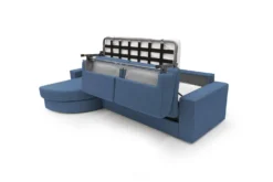 Canapé d'angle convertible tissu déhoussable Aubin