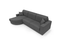 Canapé d'angle convertible tissu déhoussable Aubin