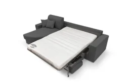 Canapé d'angle convertible tissu déhoussable Aubin
