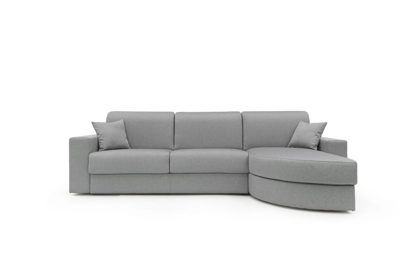 Canapé d'angle convertible tissu déhoussable Aubin