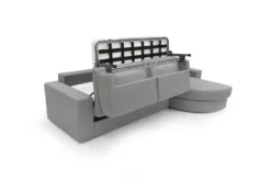 Canapé d'angle convertible tissu déhoussable Aubin