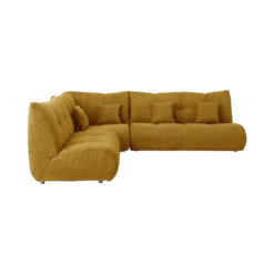 Canapé d'angle modulable tissu Benny