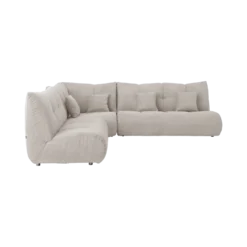 Canapé d'angle modulable tissu Benny