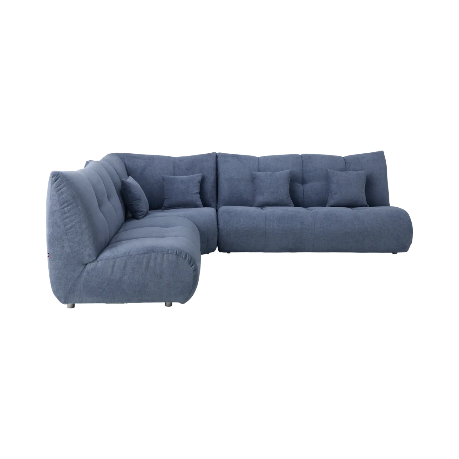 Canapé d'angle modulable tissu Benny
