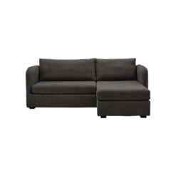 Canapé d'angle réversible compact tissu Maël