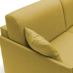 Canapé d'angle réversible tissu déhoussable Arthur