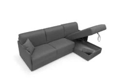 Canapé d'angle réversible tissu déhoussable Arthur