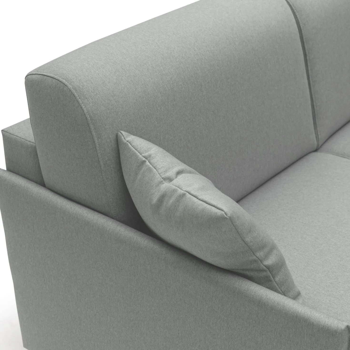Canapé d'angle réversible tissu déhoussable Arthur
