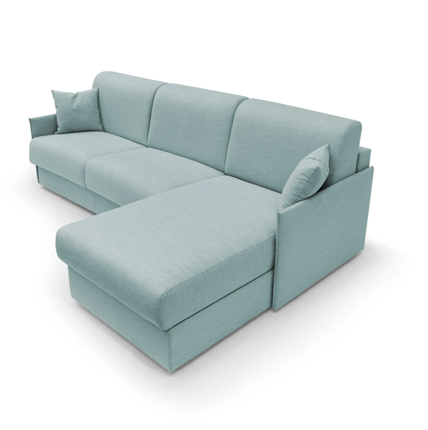 Canapé d'angle réversible tissu recyclé déhoussable Arthur
