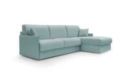 Canapé d'angle réversible tissu recyclé déhoussable Arthur