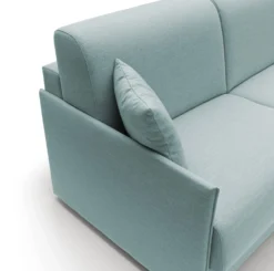 Canapé d'angle réversible tissu recyclé déhoussable Arthur