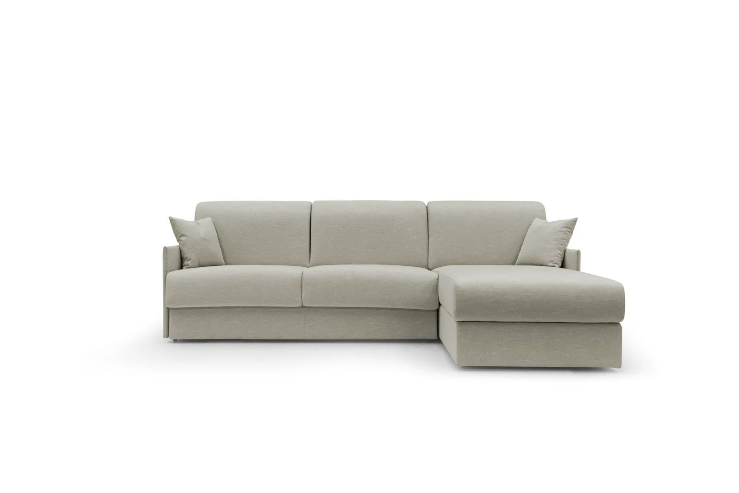 Canapé d'angle réversible tissu recyclé déhoussable Arthur