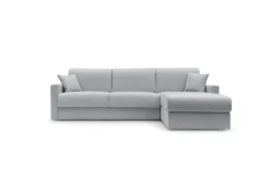 Canapé d'angle réversible tissu recyclé déhoussable Aubin