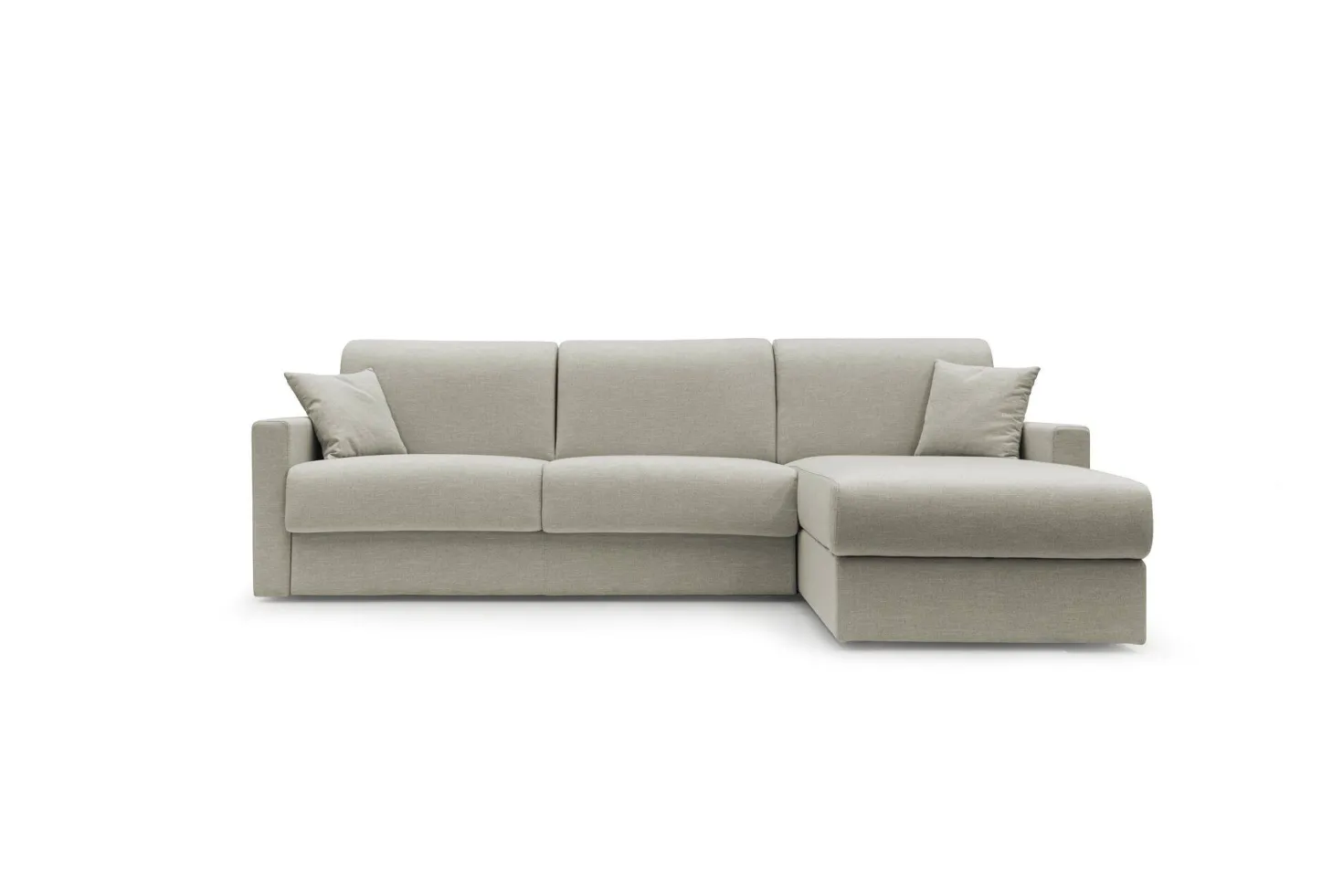 Canapé d'angle réversible tissu recyclé déhoussable Aubin