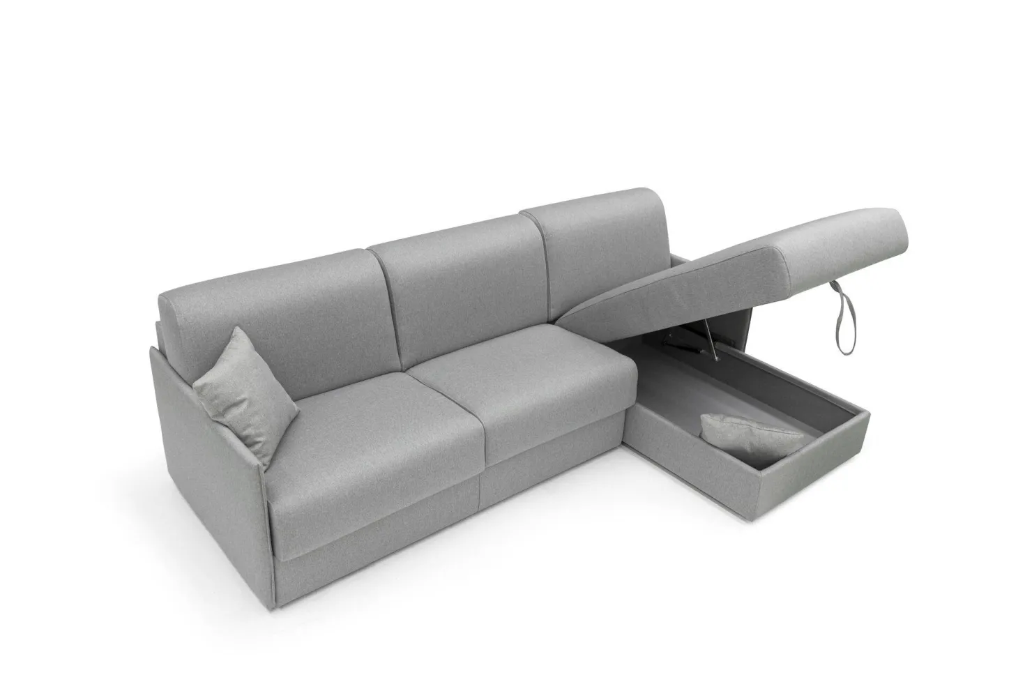 Canapé d'angle réversible tissu déhoussable Arthur