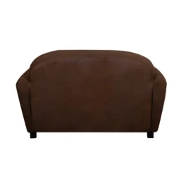 Canapé microfibre aspect cuir vieilli Owen