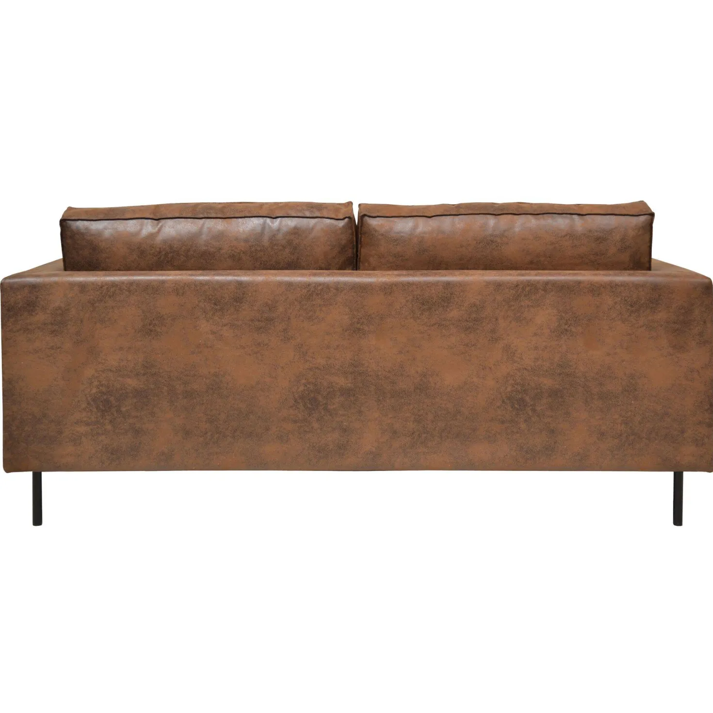 Canapé microfibre aspect cuir vieilli Pittsburgh