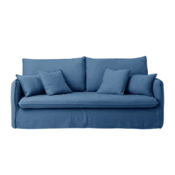 Canapé tissu effet lin Orphée