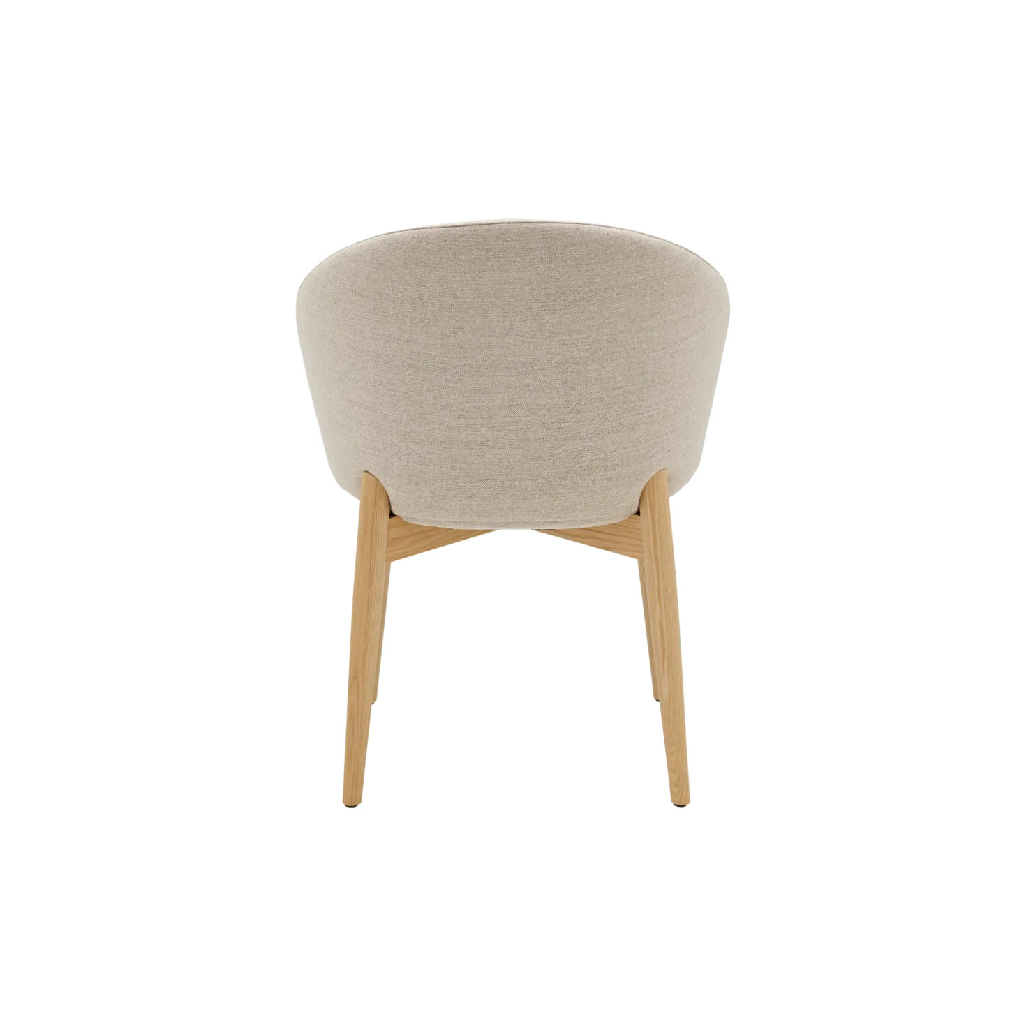 Chaise avec accoudoirs pieds bois Maud