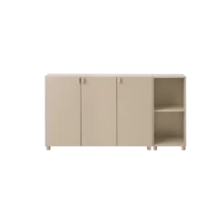 Combinaison rangement 3 portes + 2 niches 156 cm Paloma