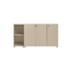 Combinaison rangement 3 portes + 2 niches 156 cm Paloma