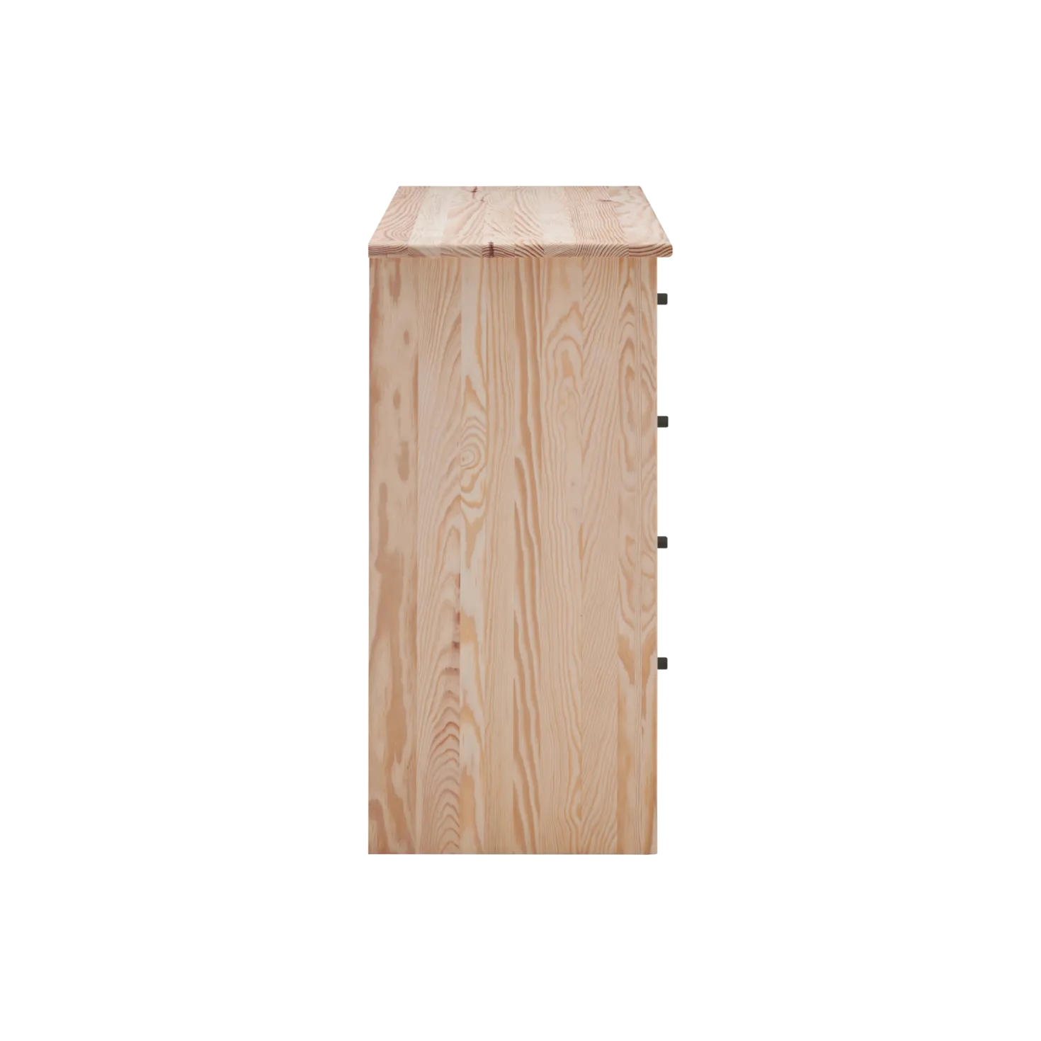 Commode bois massif 5 tiroirs Iris