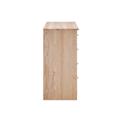 Commode bois massif 5 tiroirs Iris