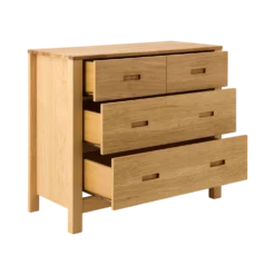 Commode en bois 4 tiroirs Luminescence
