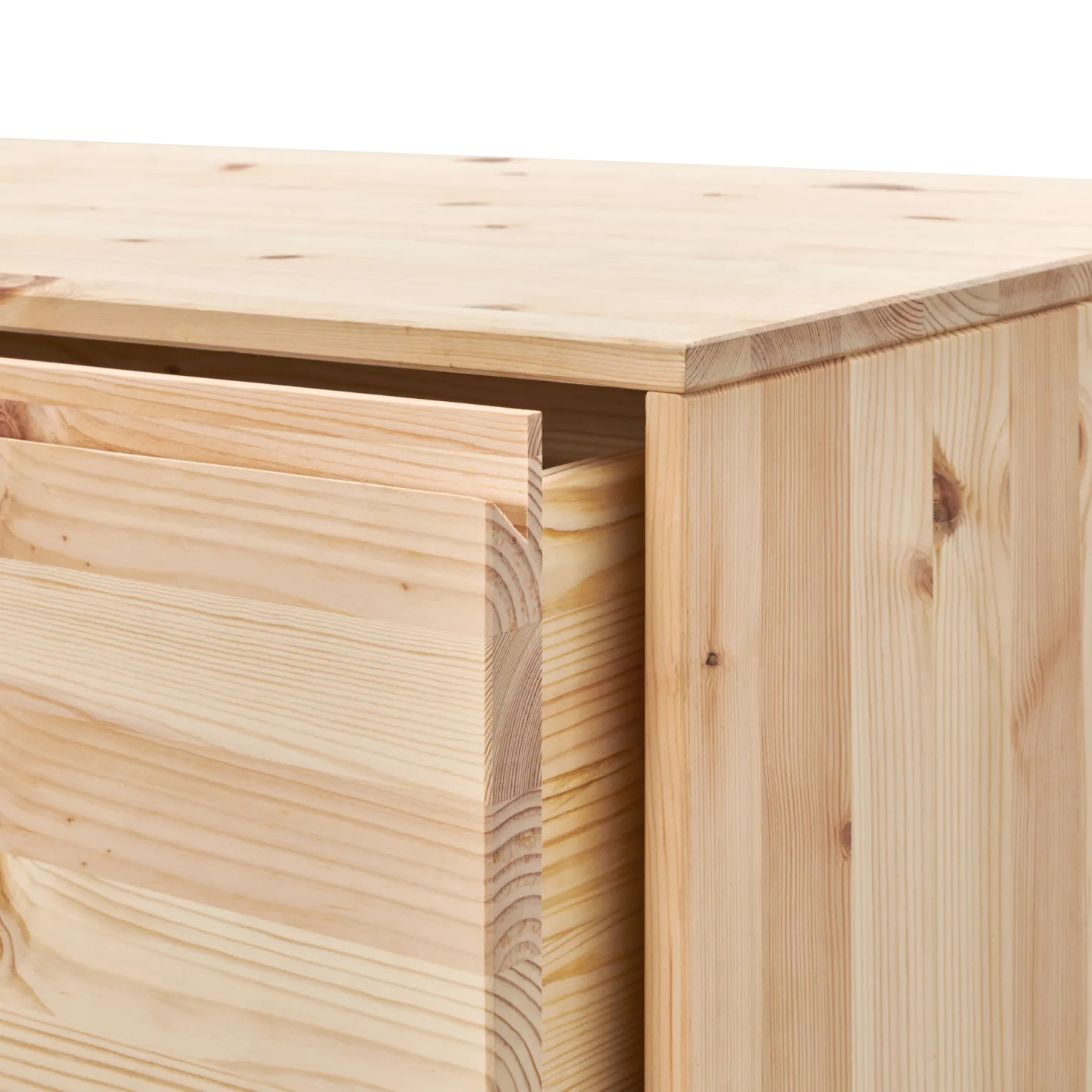 Commode pin massif 3 tiroirs Elie