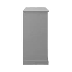 Commode 4 tiroirs bois Théa, Gris