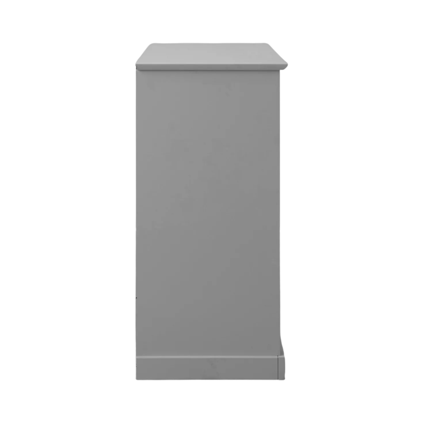 Commode 4 tiroirs bois Théa, Gris