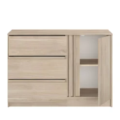 Commode 3 tiroirs 1 portes Palmyre